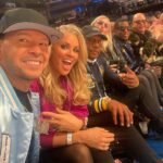 Donnie Wahlberg Instagram - Just hanging out. All Star Game fun. ❤️ #love #happy #goodtimes #friends Gainbridge Fieldhouse