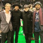 Donnie Wahlberg Instagram - #Family aka #DNice & #DDub aka #CQBeantown! Let’s go #Celtics @dnice @ianloring @kainon_jasper @celtics v @nyknicks @tdgarden Let’s go #celtics #knicks ☘️❤️🏀🔥👑 TD Garden