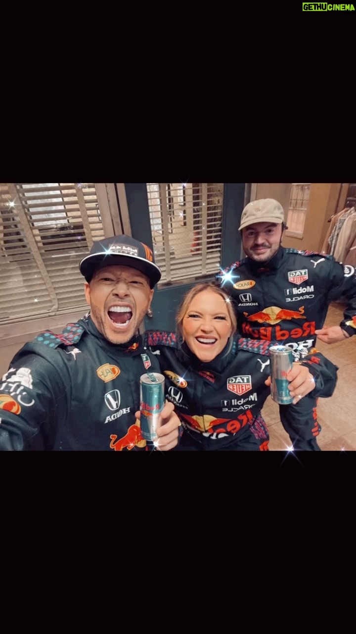 Donnie Wahlberg Instagram - Happy #Halloween from #TeamRedBull aka Team #BlueBloods! Yours truly aka Danny Reagan @vrayskull & @keko_chris! 🎃👀💀🏎🏆🔥👑 @redbullracing @redbull @f1 @maxverstappen1 @schecoperez @bluebloods_cbs #Max #Checo #f1 #reels #redbull Brooklyn, New York