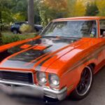 Donnie Wahlberg Instagram - #sundayfunday drive with Mrs Wahlberg aka @jennymccarthy! She bought me this 1972 Buick Skylark almost seven years ago and I rarely get to drive it, so today was a real treat. I named it Lil’ Venom (don’t laugh 😜) after the orange and black car that I drove in the movie Diamond Men, with the late great Robert Forester — as a tribute to my dear old friend. #reels #cars #classic #musclecars Saint Charles, Illinois