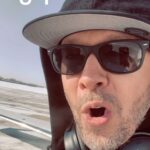 Donnie Wahlberg Instagram - Wheels down in a very frozen St Charles, IL! Though, I think @jennymccarthy might make us turn around! 🙏🏼❤️💫🥶❄️😂 #cold #winter #safeandsoundandontheground Saint Charles, Illinois