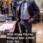 Donnie Wahlberg Instagram - Going off script….. Just another day on set at Blue Bloods #KIDS #STILLKIDS #Dancing #BlueBloods