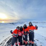 Donnie Yen Instagram - Snowmobile on top of the glacier is definitely an adventure to remember. 🏔️❄️ Breathtaking views and so fun going high speed up and down the glacier!!! Swipe ➡️ for the videos! Visited so many special landmarks, national park, lagoons, waterfalls, diamond beach, game of thrones shooting locations, glaciers, ice caving, dairy farm, tomato farm, Viking restaurant, Icelandic horse back riding, best hotdogs, best lobster roll, and best lobster soup AND last but not least we saw the magical northern lights!!! #bucketlist #iceland #snowmobile #adrenaline #photodump #yenadventures2024