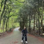 Donnie Yen Instagram - Spending quiet and precious times with family is what’s all about🚲🌲🐿️We missed you Nui Nui ❤️ @jasmineyen @sweetcil @jamesyenofficial