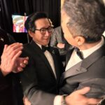 Donnie Yen Instagram - What an incredible night to witnessed this great historic moments with Michelle, Ke winnings, especially when Ke delivered heartfelt speech which made all of us shredded tears. We are talking about winning best director, film, supporting actress and all!! 👏👏👏Once again huge congratulations to Everything, Everywhere All At Once for this amazing amazing achievements!!🙌 Also, how about the great Steve Spielberg and John Williams sitting literally right in front of me!! 😱Not to mention Guillermo Del Toro almost choked me with his submission hug! 😆😆A night to remember! @theacademy @randcpmk @lionsgate @bulletfilmsofficial @jackysouffletam @kenjinghair @littlewhite_makeup @ng_peco @zhu7158 @sweetcil #oscars