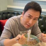 Donnie Yen Instagram - Chinese New Year’s eve dinner is for family being together, it’s the most important dinner of the year, last night i spent the evening continuing promoting my latest directed movie Sakra 天龍八部之喬峰傳, not being with Mrs Yen again because of work felt so not right. 😂 At the end of the rainbow when kids are grown up and finding their own path it’s you and your other half.🥰 @sweetcil ❤️🌹😊 #cnyeve #年三十晚 #天龍八部之喬峰傳 @sakra_themovie