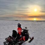 Donnie Yen Instagram - Snowmobile on top of the glacier is definitely an adventure to remember. 🏔️❄️ Breathtaking views and so fun going high speed up and down the glacier!!! Swipe ➡️ for the videos! Visited so many special landmarks, national park, lagoons, waterfalls, diamond beach, game of thrones shooting locations, glaciers, ice caving, dairy farm, tomato farm, Viking restaurant, Icelandic horse back riding, best hotdogs, best lobster roll, and best lobster soup AND last but not least we saw the magical northern lights!!! #bucketlist #iceland #snowmobile #adrenaline #photodump #yenadventures2024