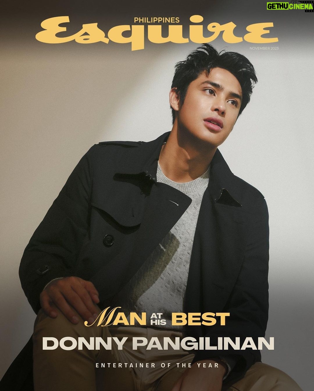 Donny Pangilinan Instagram - Thank you @esquireph ⚡️