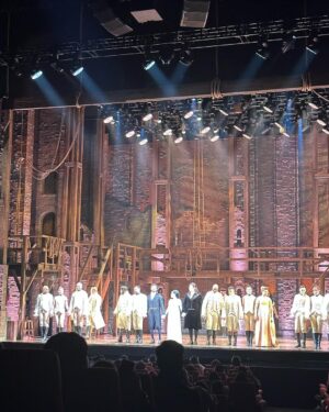 Donny Pangilinan Instagram - Hamilton night with Sola 🎭 she put this on my calendar months ago and said we had to watch together 😂 Solid show and yes she is big na