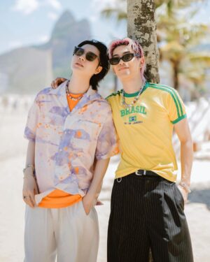 Dori Sakurada Instagram - PANDORA IN RIO🇧🇷

O mar brasileiro era muito bonito🏝️
E foi ótimo ver tantos de vocês no mar❣️

@theofficialpandora #PandoraInRio #PandoraSquad24 #PandoraTakesRio #パンドラ #PR

服 @msgm