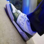 Dori Sakurada Instagram - FENDI フェンディ マッチ レースアップスニーカー👟 ホワイトとグリーンのレザーの組み合わせが可愛いです🎄 今年も様々なスニーカーに出会えた一年でした✨ 来年も沢山ファッションを楽しんで、色んな素敵な出会いがあると良いな☺️ 好きな服を着て、来年も良い一年にしましょう！ @FENDI #fendi #PR