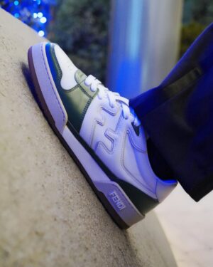 Dori Sakurada Instagram - FENDI

フェンディ マッチ レースアップスニーカー👟
ホワイトとグリーンのレザーの組み合わせが可愛いです🎄
今年も様々なスニーカーに出会えた一年でした✨
来年も沢山ファッションを楽しんで、色んな素敵な出会いがあると良いな☺️
好きな服を着て、来年も良い一年にしましょう！

@FENDI #fendi #PR