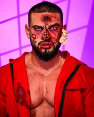 Dorian Popa Instagram - wanna PLAY ⁉️
#SquidGame #HALLOWEEN #makeup