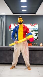 Dorian Popa Instagram - LMAAAA 🇷🇴 ------------------------------------------------- #nationalday #1decembrie #romania 🇷🇴 #bodypaint Romania