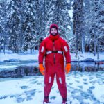 Dorian Popa Instagram - just floating 🛟🥶 --------------------------------------------------- #arcticfloating #laplandfinland #travelling #winterwonderland Lapland, Finland