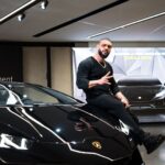 Dorian Popa Instagram - MY FIRST LAMBO 🖤
