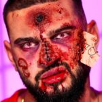 Dorian Popa Instagram - wanna PLAY ⁉️ #SquidGame #HALLOWEEN #makeup