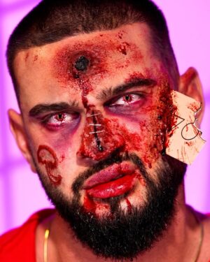 Dorian Popa Instagram - wanna PLAY ⁉️
#SquidGame #HALLOWEEN #makeup