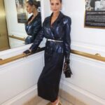 Dorit Kemsley Instagram - turning my @chanel trench into a dress 💙 #bravocon2023 #bravocon #rhobh
