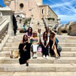 Dorit Kemsley Instagram - #RHOBH Barcelona girls trip has entered the chat 💬 who watched last night?! Sitges, Barcelona, Spain