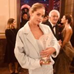 Doutzen Kroes Instagram – Last night I won the award for social media game changer in Milan at the Green Carpet Fashion Awards! More then ever I realize the incredible power of social media and how important it is that we can raise awareness for what we stand for in my case @knotonmyplanet ❤️🐘❤️ It was amazing to witness what @liviafirth and her team of @ecoage created and to be in a room full of people that believe that our industry can be more eco-friendly and supportive of sustainable technology and design. We will need to take responsibility! Thank you 💚  #gcfa Milano, Italia