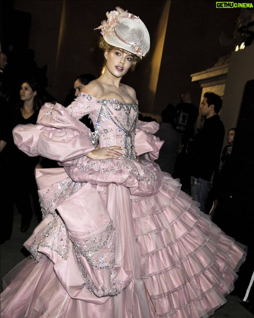 Doutzen Kroes Instagram - Feeling like Marie Antoinette 💗 Still in love with this #Dior look!