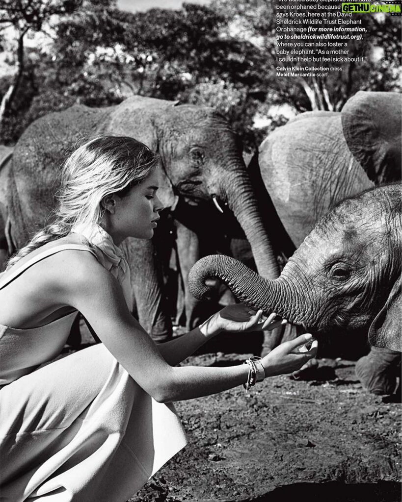 Doutzen Kroes Instagram - A Throwback to this Magical moment 🖤🐘🖤