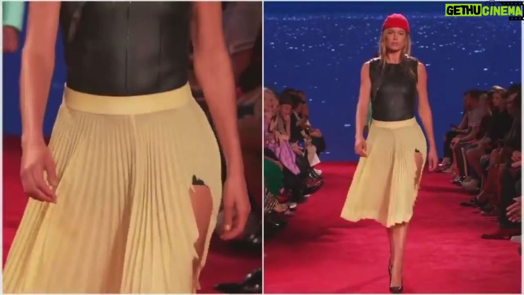 Doutzen Kroes Instagram - Walking that walk! ❤️ @calvinklein @rafsimons @pieter_mulier @matthieu_blazy @olivier.rizzo @ashleybrokaw #calvinklein #ss19