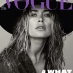 Doutzen Kroes Instagram - Thank you @voguegermany for featuring me on this months cover! Inside this issue I’m talking about my work for @knotonmyplanet and the @elephantcrisisfund Photographed by @studio_jackson Styling: @christianearpvogue Hair: @ward_hair Make up: @petros_petrohilos #whatmatters #knotonmyplanet #voguegermany