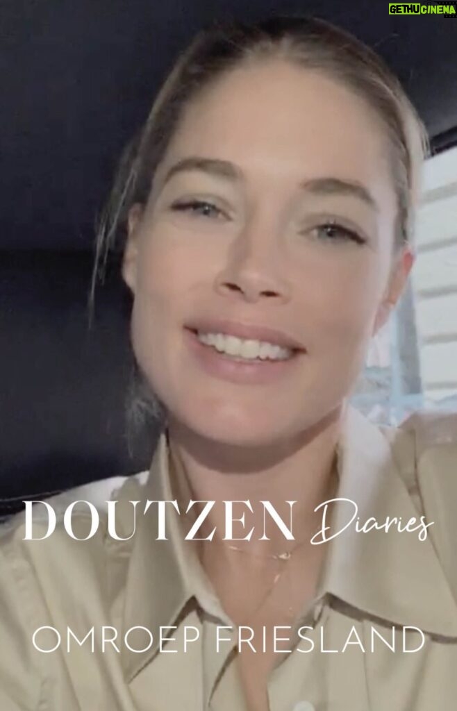 Doutzen Kroes Instagram - You should not take any tips from me on how to start a video 😂 Check out my link in bio for the newest episode of Doutzen Diaries all about my home in Fryslân