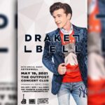 Drake Bell Instagram - Kent Ohio Tonight! Ticket link in bio!!