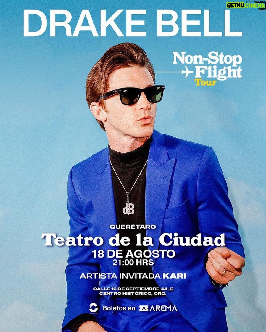 Drake Bell Instagram - Queretaro!!! Mañana!!