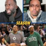 Draymond Green Instagram - Paul Pierce tells Draymond why it hurt when Ray Allen left to the Heat 🎙️