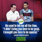 Draymond Green Instagram - No one motivated @jaytatum0 quite like Coach K
