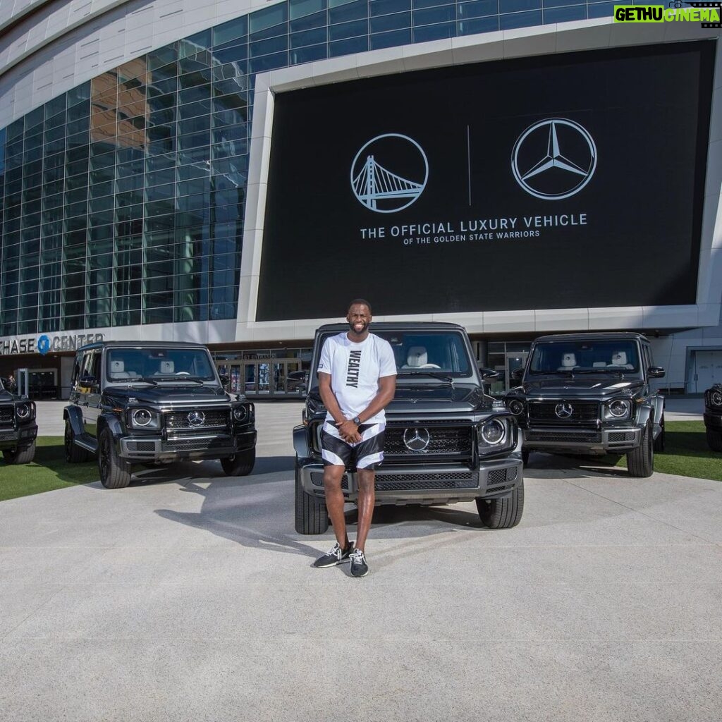 Draymond Green Instagram - Feels so good to be back! Thanks to @mercedesbenzusa for this starting 5. Time to get to work #Dubnation! #MBAmbassador