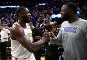 Draymond Green Instagram - Way to work fellas!!! Birthday boyyyyyy @epaschall keep feasting Young!!