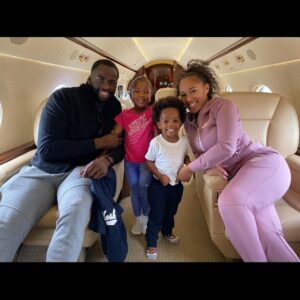 Draymond Green Instagram - My Love My Love My Love!! Soon to be MY WIFE... You are the most amazing woman. You are the most amazing mother.  And you are such an amazing soul. Our journey that we are on has been nothing short of amazing! Through the good and bad times you continue to be the rock of our family. But enough of all of that. Today is your day my sweet baby. And although this quarantine is currently hating on our turn up... and Cash.  You better believe when we get back outside we are going to celebrate like it’s your 21st 😉. Happy birthday my love and I hope your quarantined birthday has been as good as you have been to us. Cheers to many more trips around the 🌞! We love you Mama B!!
