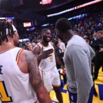 Draymond Green Instagram - Way to work fellas!!! Birthday boyyyyyy @epaschall keep feasting Young!! Chase Center