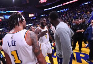 Draymond Green Instagram - Way to work fellas!!! Birthday boyyyyyy @epaschall keep feasting Young!!