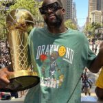 Draymond Green Instagram - Championship swag 🏆🔥 Grab your @converse tee at Converse.com 🎨 Art by @dustinocanalin