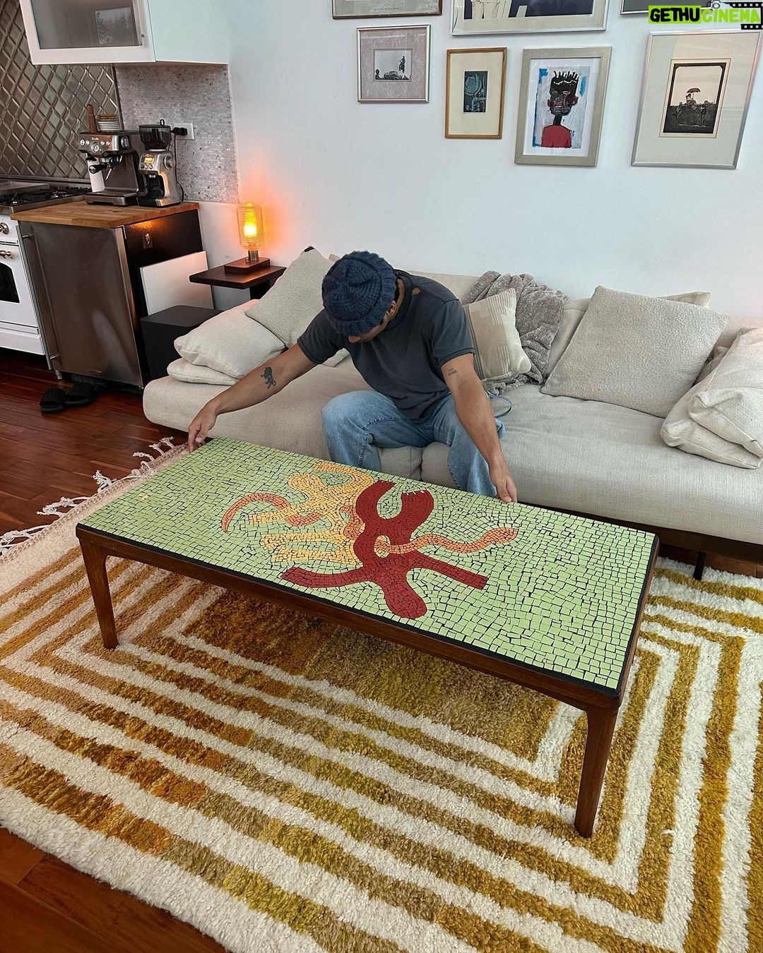 Drew Ray Tanner Instagram - Christmas came early! @berry.mosaic looking great in my new home. It’s been months of renovations (that’s why I’ve been a bit MIA) but I can finally relax, and this is the cherry on top. Thank you @clara.berry