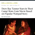 Drew Ray Tanner Instagram – I remember my first time on a movie set. It was doing extra work. I was 16, it was winter in Vancouver and 30 of us were packed in a tent outside huddled around 1 heater. It was a 22 hour day.. and you know what, I loved it. I would watch the actors perform, the directors direct, the DOP lining up a shot, the AD’s hustling about, the hair, makeup, costume department bringing characters to life and the set dec turning fantasy into reality. The prop masters, the sound department, the stand ins, STUNTS! Special FX. It blew my mind. And still does. This insane industry of individual artists coming together and at its best operating as a hive mind, and at it’s worst utter chaos. Sometimes it can be tough to weather the storms of the ups and downs, but there will always be crafty(thank god for you) and if you’re lucky, maybe even space around the heater with some new friends. Here’s to everyone who ran off to the circus. I love you.