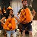 Drew Scott Instagram - #Throwback to our first family costume! How should we top Parker’s Pumpkin Patch this year? 🎃 #Halloween