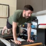 Drew Scott Instagram - How do such tiny movements hurt so much?! 😩 #pilates #workout