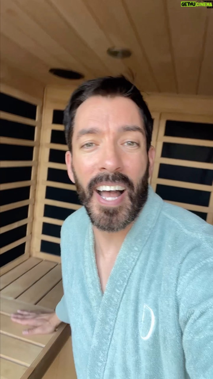 Drew Scott Instagram - Sauna..yes please!! Cold and wet plunge..nope!