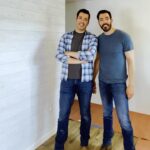 Drew Scott Instagram - If you want an easy accent wall, just throw up some #ScottLiving wallpaper! 😉