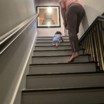Drew Scott Instagram - Uh oh, Parker’s figured out the stairs!