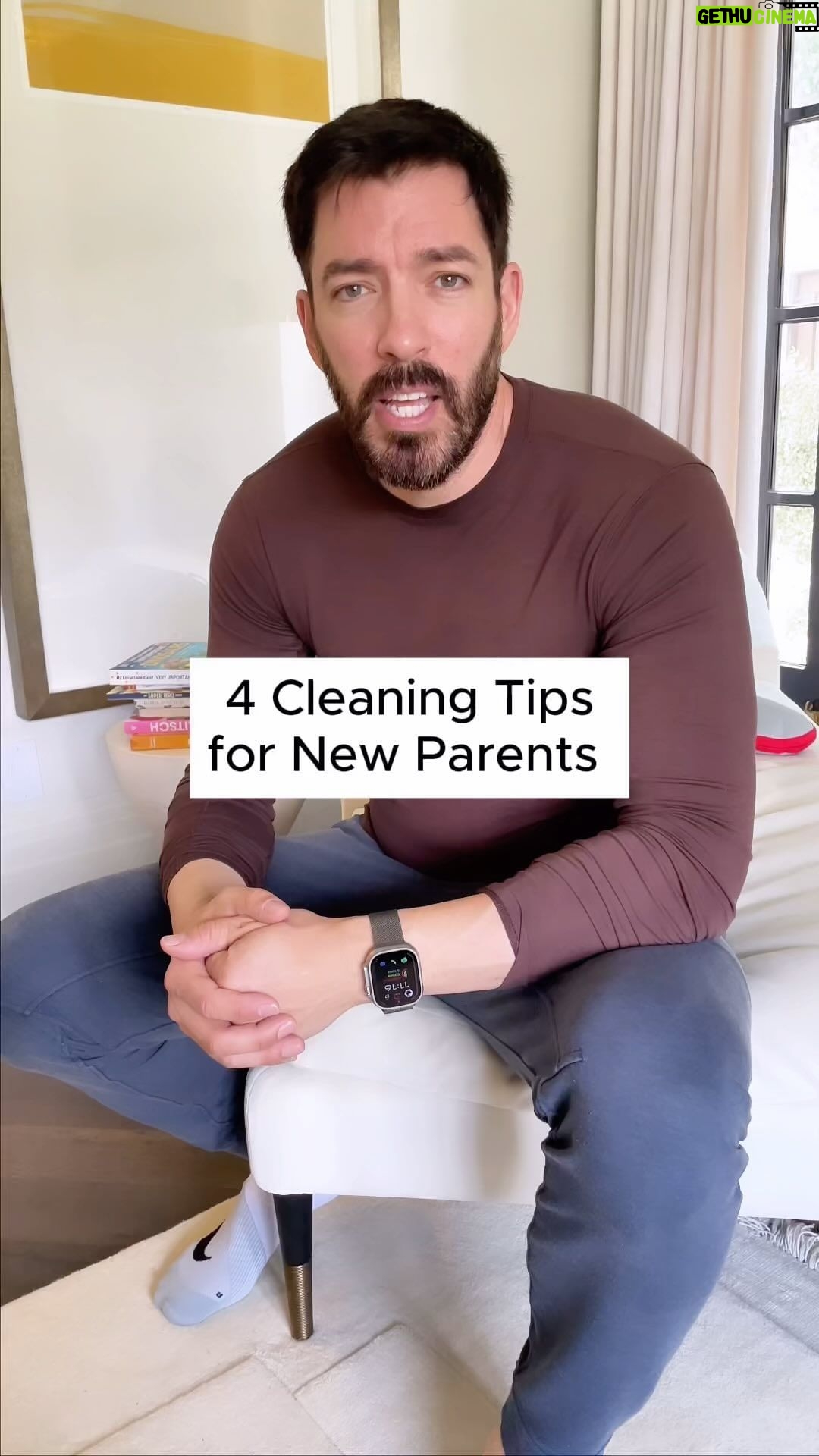 Drew Scott Instagram - Seriously, good luck…😂 BUT if you want to try, sign up for our @drewandjonathan 7-Day Spring Cleaning Challenge at my link in bio where you’ll receive actual tips, tricks, and exclusive content! 🧹🧼 #cleaning #springcleaning