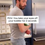 Drew Scott Instagram – How do they always go from 0 to dangerous in 2 seconds?! #ParentingBeLike #parenting