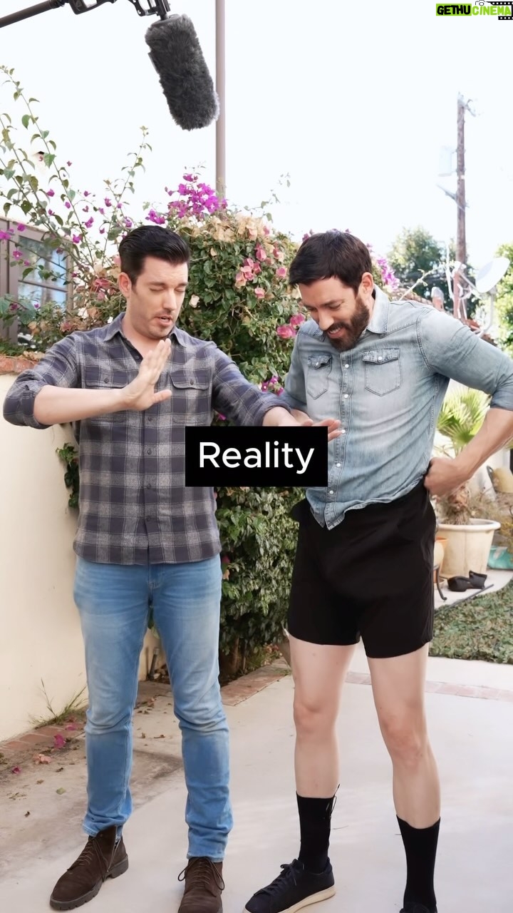Drew Scott Instagram - Business up top, party on the bottom 🎬 #PropertyBrothers #BehindTheScenes